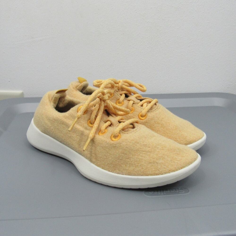 Allbirds Women’s Wool Runners Yellow Size 9 Lightweight Comfortable Sneakers